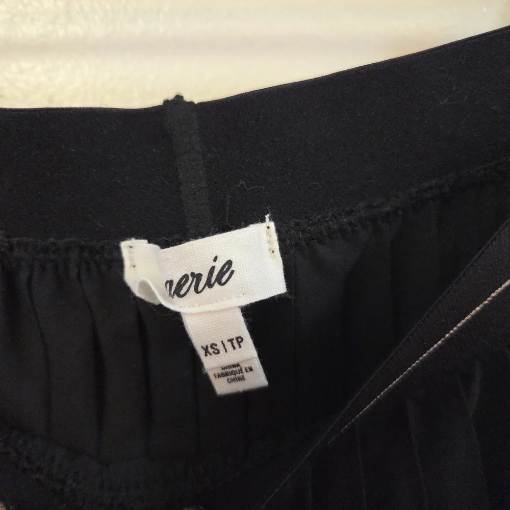 aerie Black Pleated Maxi Skirt  - Available until 4/19 - Picture 5 of 6